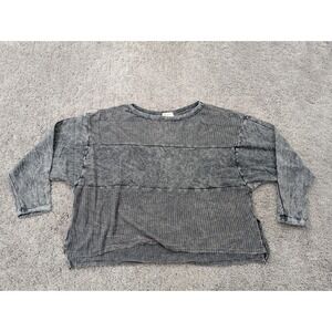 Hailey & Co. Sweater Womens Medium Pullover Long Sleeve Gray‎ Casual
